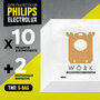 Мешки для пылесоса Philips Electrolux S-bag E201S