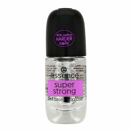 База и верхнее покрытие для ногтей ESSENCE SUPER STRONG 2IN1 BASE&TOP COAT 8 мл