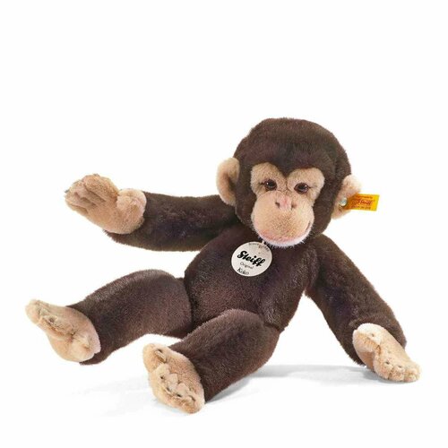 фото Мягкая игрушка steiff koko chimpanzee (штайф шимпанзе коко темно-коричневый 35 см) steiff / штайф