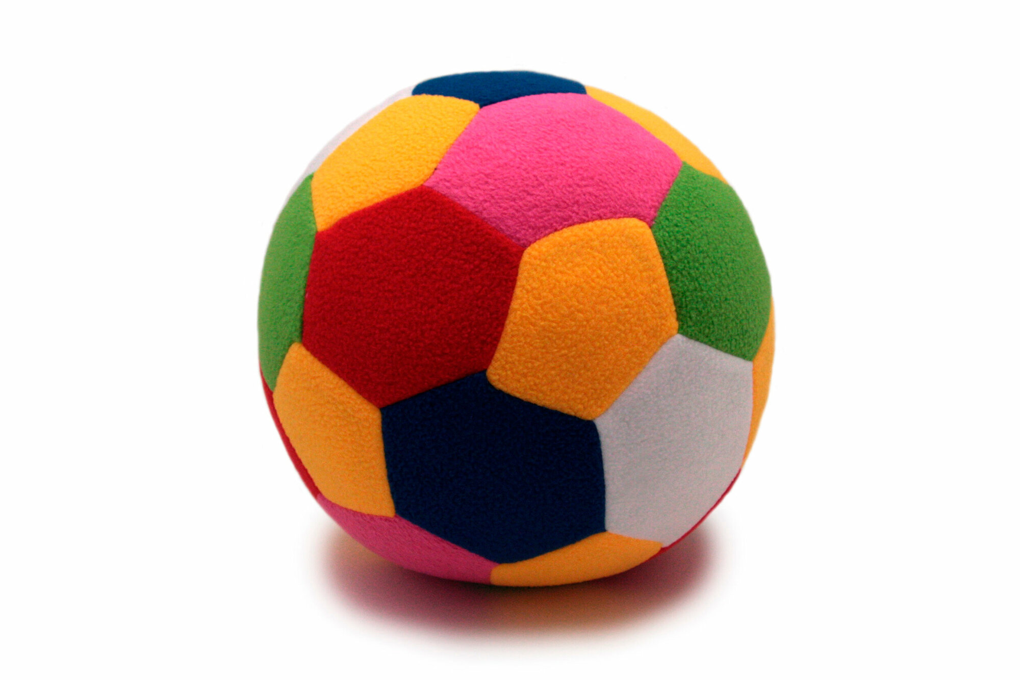 Мягкая игрушка Magic Bear Toys Мяч мягкий цвет мультиколор, жёлтый 23 см