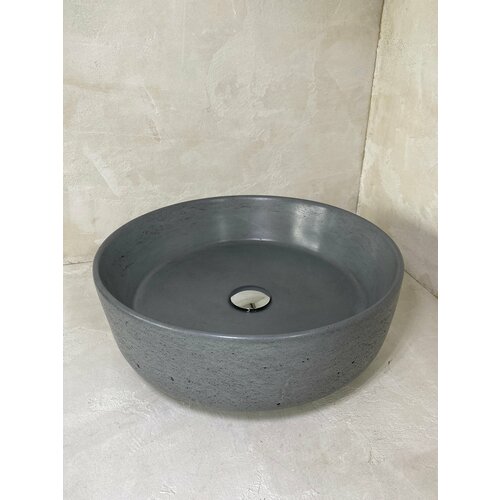 Раковина накладная из бетона Dauri DS-6 серая