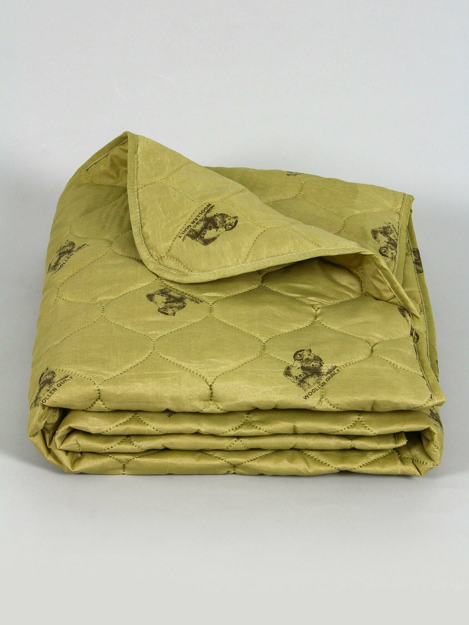 Одеяло "Овечья шерсть" облегченное, в полиэстере, плотность 150 г/м2 - фотография № 6