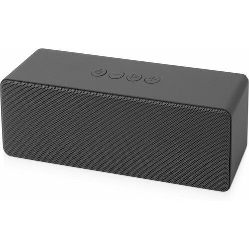 Портативная колонка Bar со стереодинамиками soft touch серый 477600₽