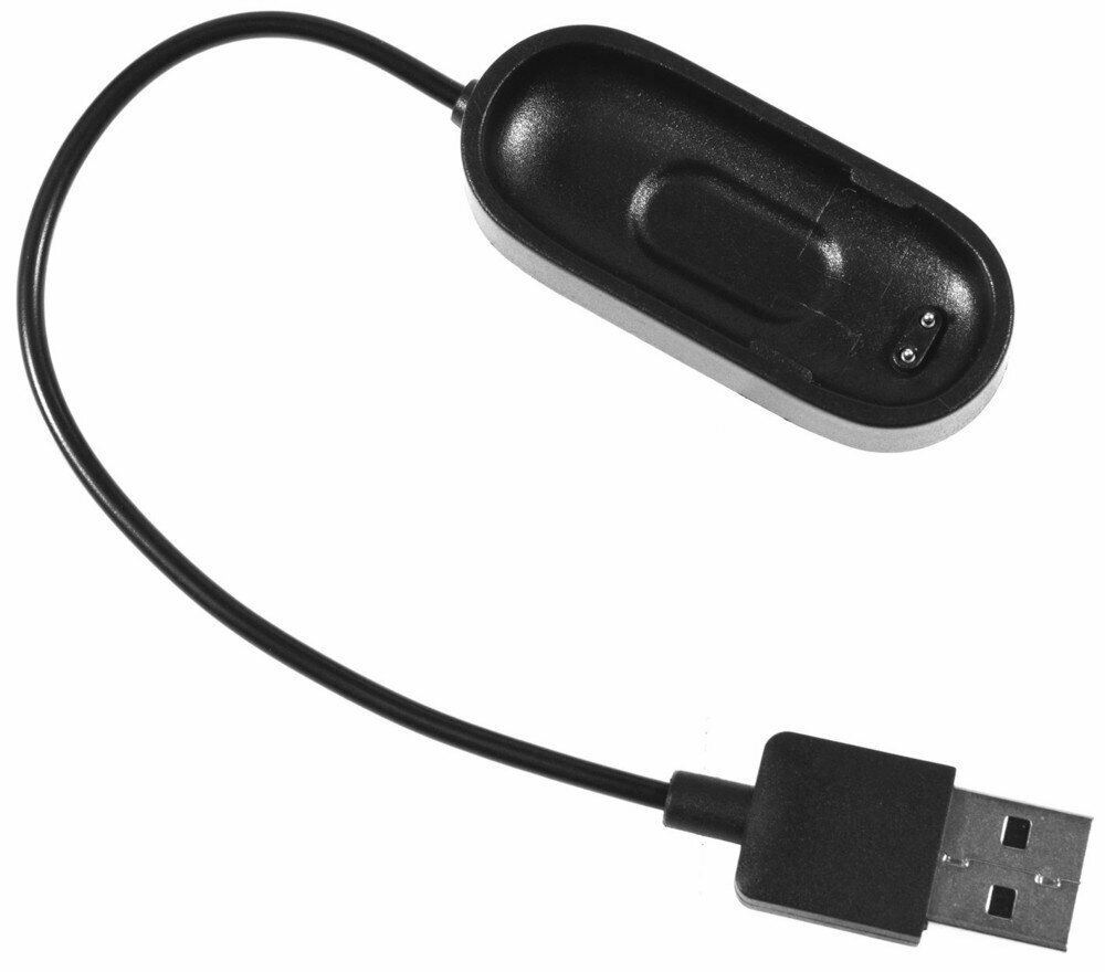 Кабель для зарядки USB для Xiaomi Mi Band 4 черный