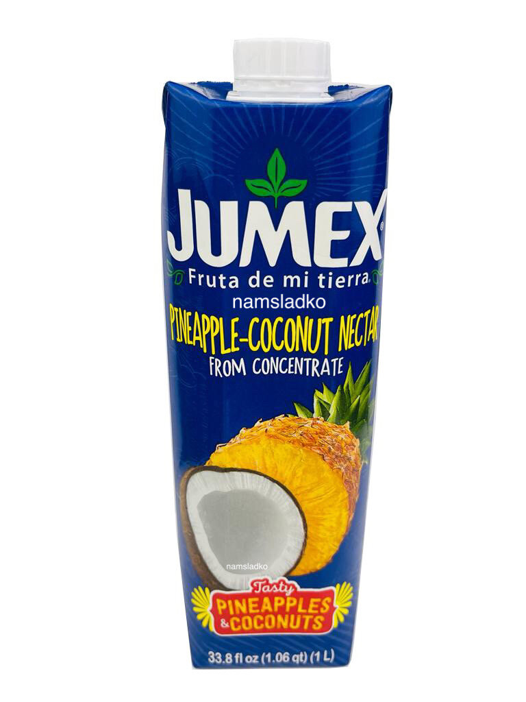 Нектар Jumex Nectar de Coco-Pina 1л. - 3шт. Мексика. Пина-Колада сок кокос-ананас. - фотография № 2