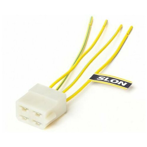 Колодка разъем на 4 клеммы 63мм с провод мама 105₽