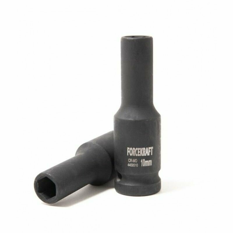 фото Головка ударная глубокая для гайковерта 10мм 6-гранная,1/2"