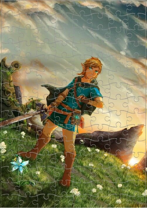 Пазл The Legend of Zelda, Легенда о Зельде №1, А4