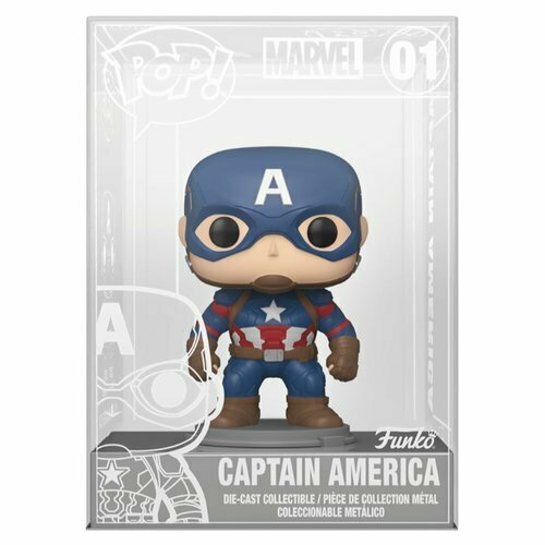 Фигурка Funko POP! Diecast: Marvel Comics - Captain America нож ратник кампо 6x9 гражданская версия