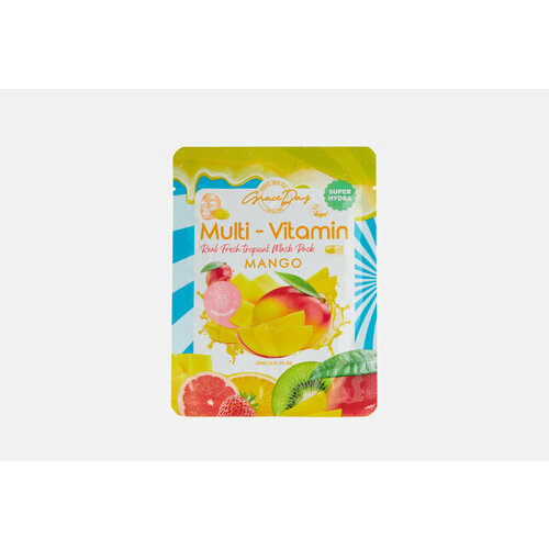 graceday multi vitamin orange mask pack 27ml Тканевая маска для лица Multi-Vitamin Mango Mask Pack