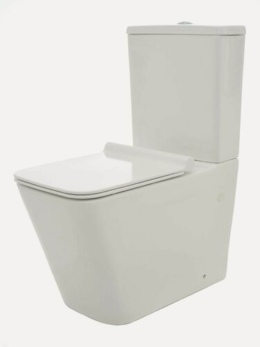 Изображение товара Унитаз напольный с бачком и сиденьем AQUAme (механизм GEBERIT, безободковый, микролифт)