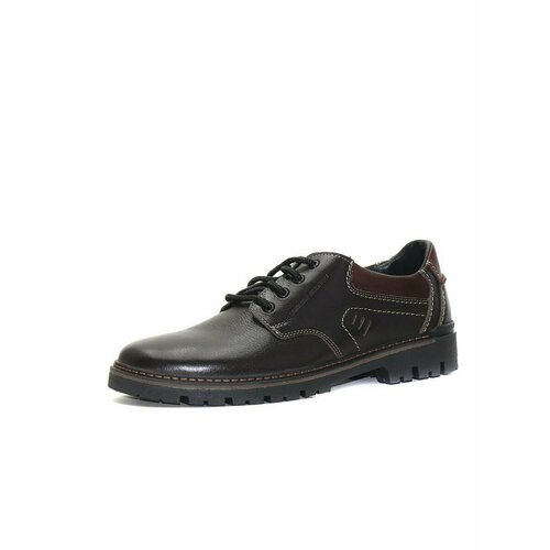 фото Полуботинки broadway, размер 44, коричневый