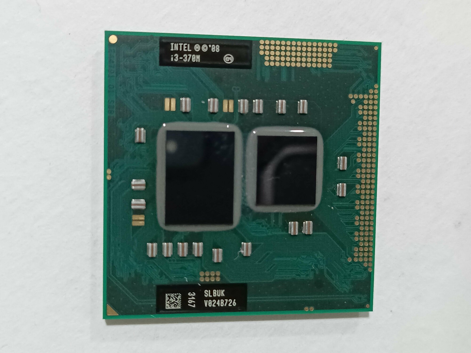 Intel Core i3 370M 24Mhz/3Mb Arrandale 2 ядра 4 потока PGA988 процессор для ноутбука
