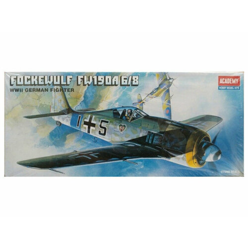12480 Academy Немецкий самолёт Focke-Wulf Fw190A-6/8 (1:72) 12480 academy немецкий самолёт focke wulf fw190a 6 8 1 72