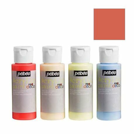 Краска декоративная акрил. Pebeo PBO DECO Сангина 59мл