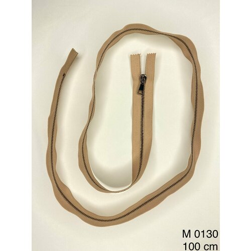 Молния Raccagni металл 100 см цв. светло-коричневый