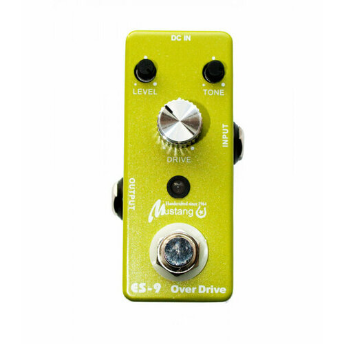 Mustang TC-17 - Гитарная мини-педаль эффекта Overdrive, корпус металл boss odb 3 педаль гитарная bass overdrive