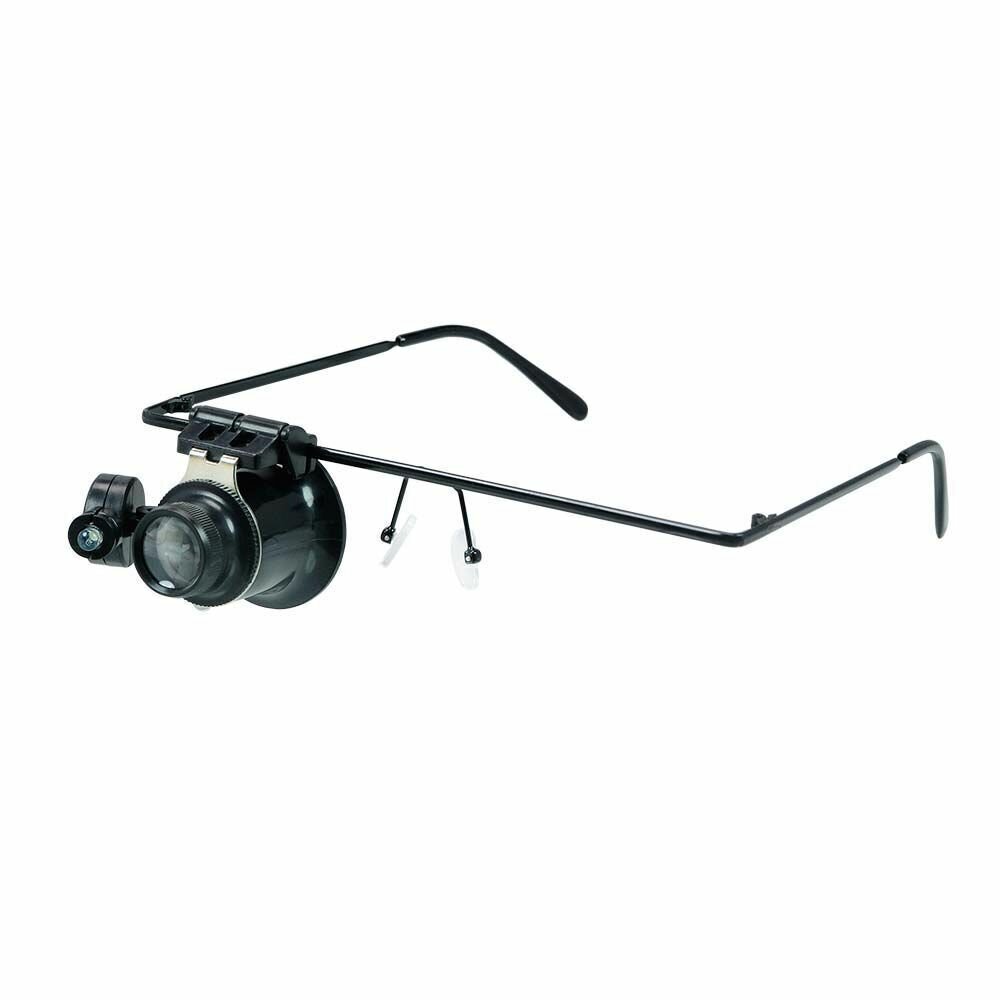 Лупа-очки Veber Jewel Vizor R1, светодиодная подсветка, оптическая линза из полимера