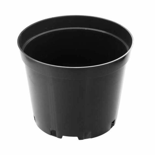 Горшок пластиковый технологический черный d22 см h18 см 5 л