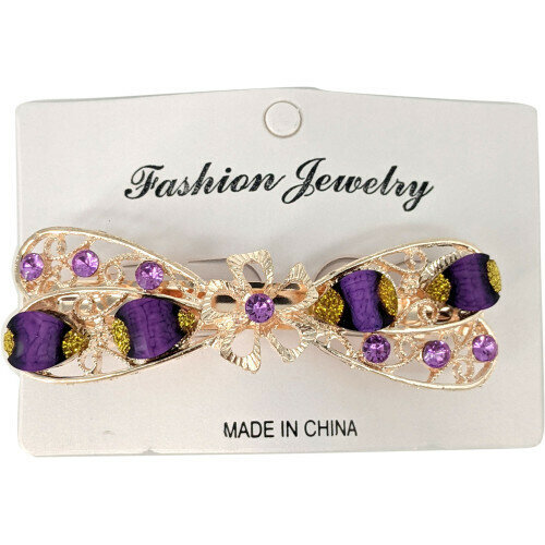 Fashion Jewelry Заколка-автомат для волос "Дарина" сиюта, 9см