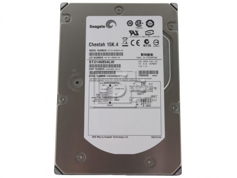 Жесткий диск Seagate ST3146854LW 146,8Gb U320SCSI 3.5" HDD