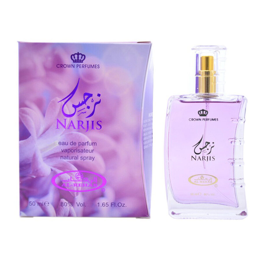 Crown Perfumes Парфюмерная вода для женщин Narjis Нарджис цитрусовые, цветочные, амбровые (edp), спрей 50 мл