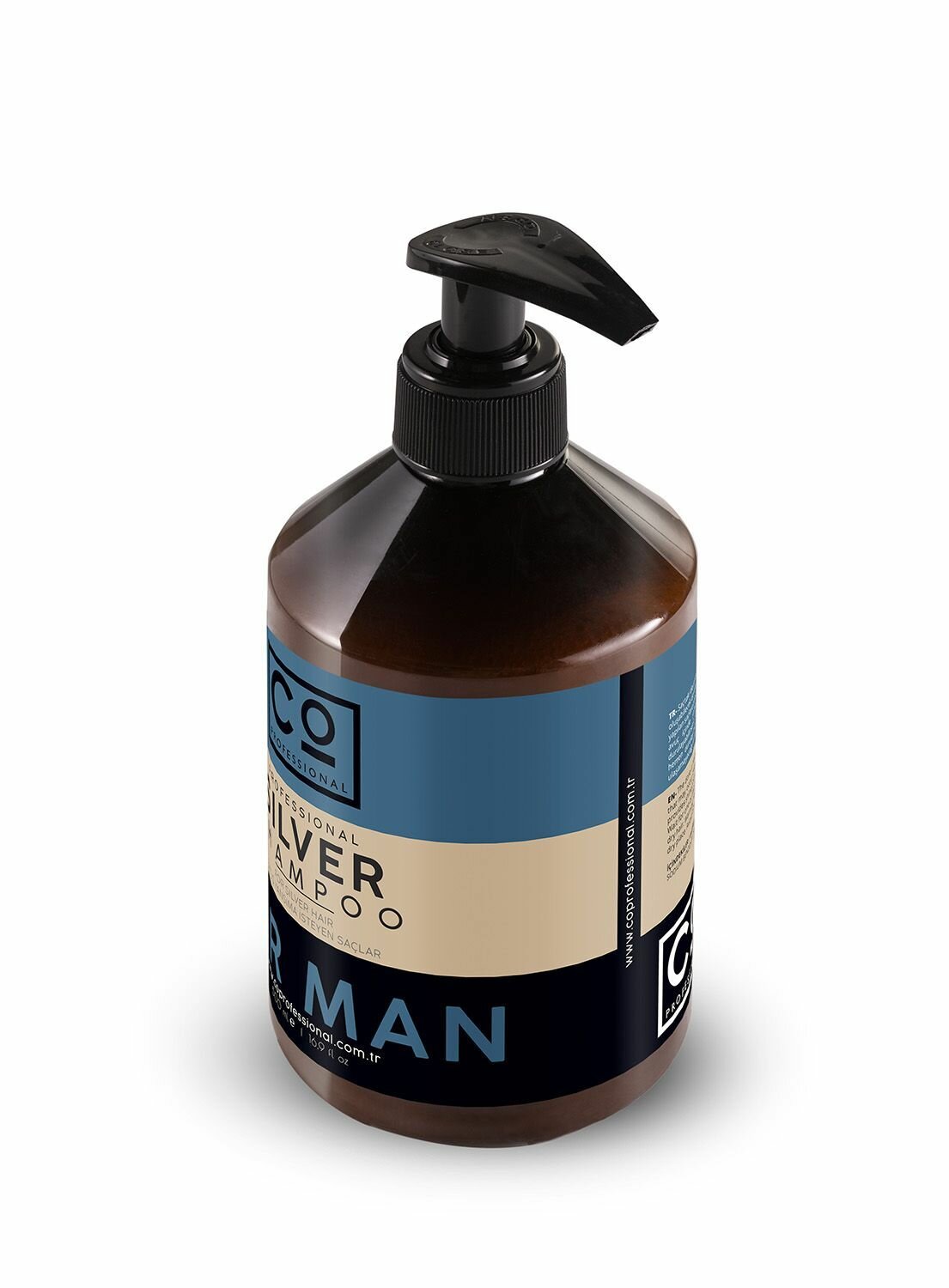 Шампунь для осветленных волос, против нейтрализации желтизны CO PROFESSIONAL FOR MAN Silver Shampoo, 500 мл