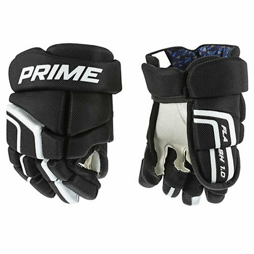 перчатки хоккейные prime flash 1 0 yth р 9 черные Перчатки хоккейные PRIME Flash 1.0R YTH (9 / черный)