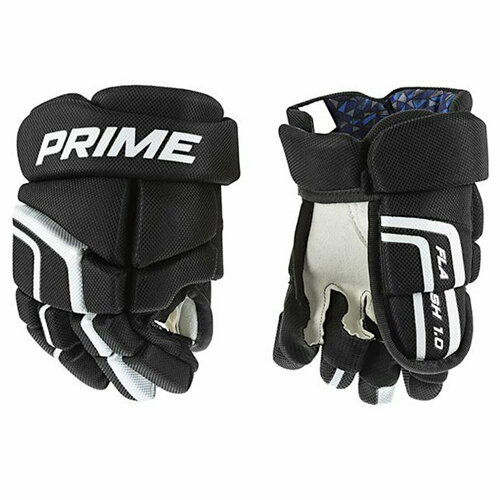Перчатки хоккейные PRIME Flash 1.0R YTH (9 /) черный, размер 9