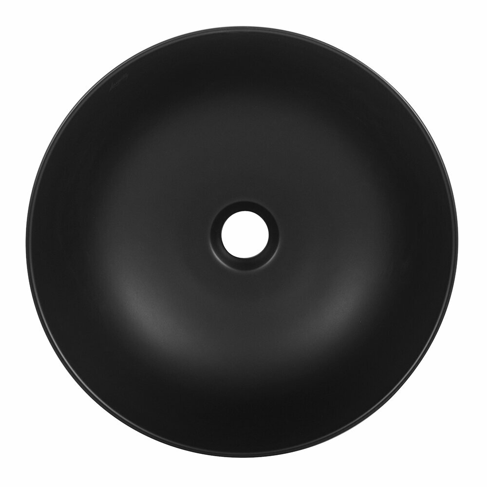 Раковина Lavelly Universe 415 мм накладная черная (686702) - фотография № 5