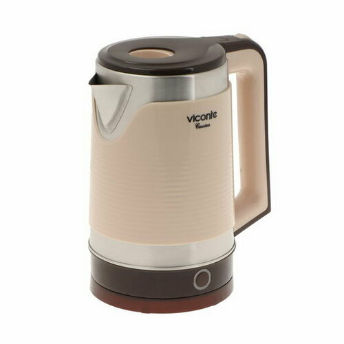 Чайник электрический VC-3318 пластик колба металл 18 л 2200 Вт бежевый 320100₽