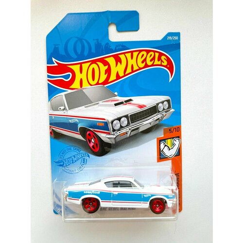 Hot Wheels AMC REBEL MACHINE АМС 219/250 MUSCLE MANIA 5/10 Mattel 2021 hot wheels 85 chevrolet camaro iroc z шевроле 191 250 muscle mania 1 10 mattel 2021