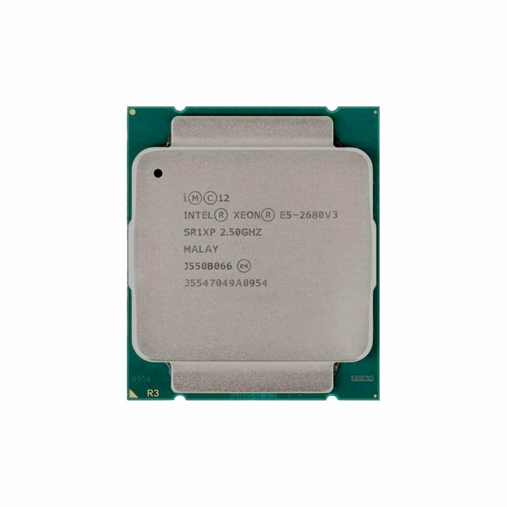 S2011-3 Intel Xeon E5-2680 v3 2,5-3,3GHz, 12 ядер, 24 потока, 30mb, TDP 120W, FSB 2133MHz