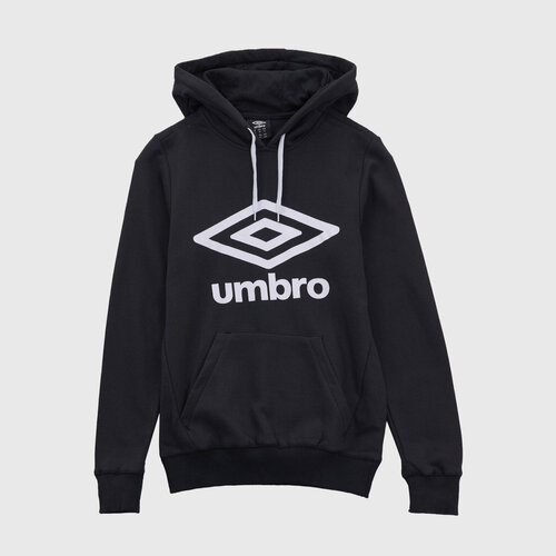 Толстовка Umbro Толстовка Umbro Large Logo 65835U-060, размер XS, черный куртка umbro силуэт свободный размер 3xl черный