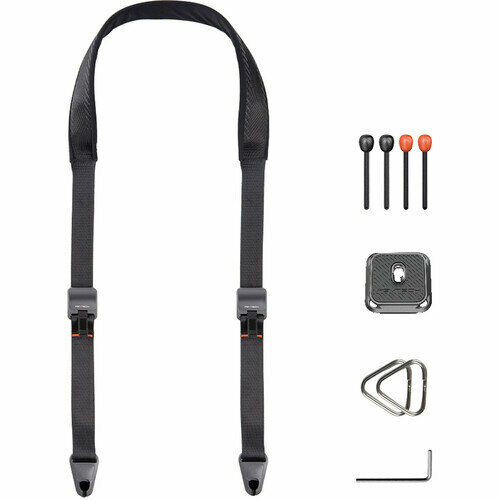 Плечевой ремень Pgytech Camera Shoulder Strap, цвет Night Black ремень peak design camera strap slide v3 0 наплечный серебристый