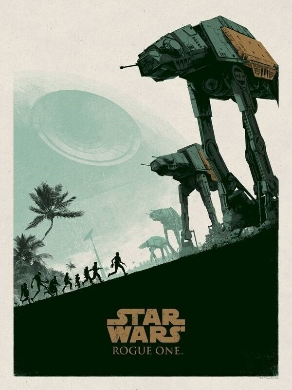 Плакат, постер на бумаге Изгой-один: Звездные войны. Истории (Rogue One A Star Wars Story), Гарет Эдвардс. Размер 21 х 30 см