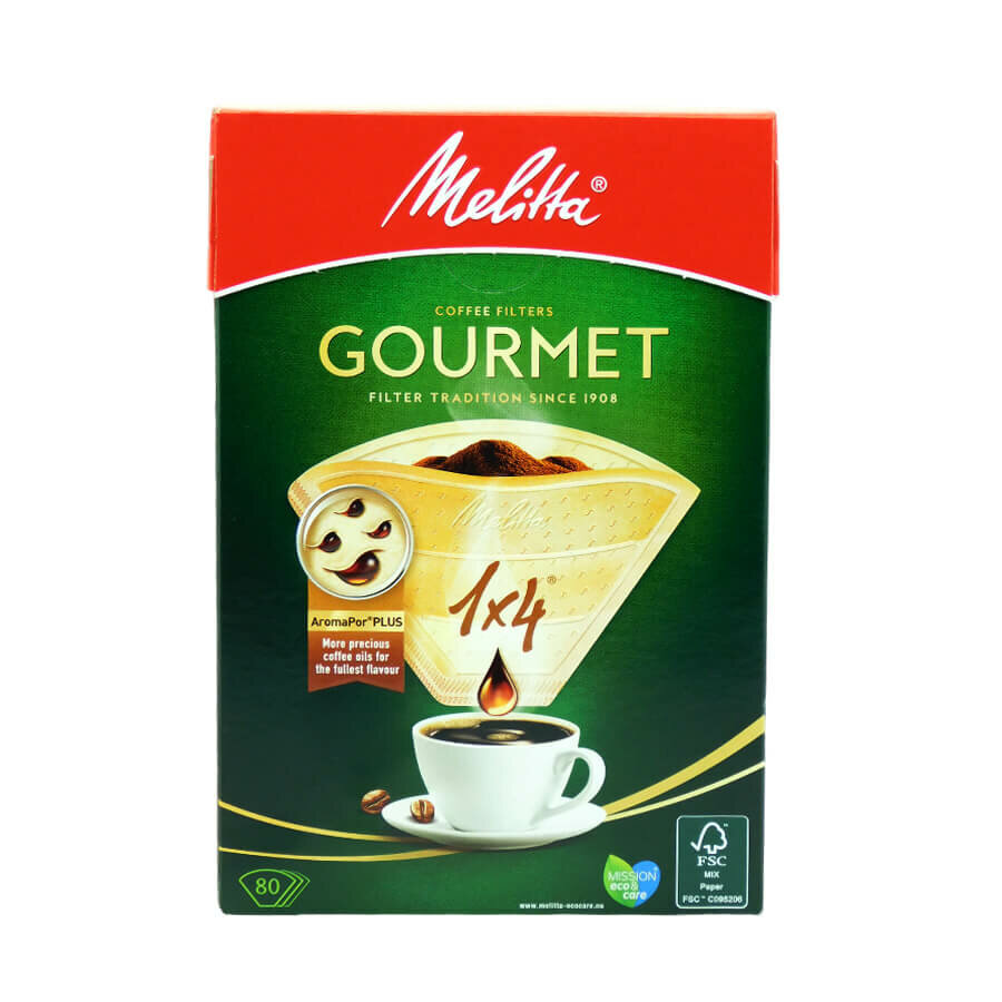 фото Бумажные фильтры для кофеварок 1х4, 80 шт, 00450377