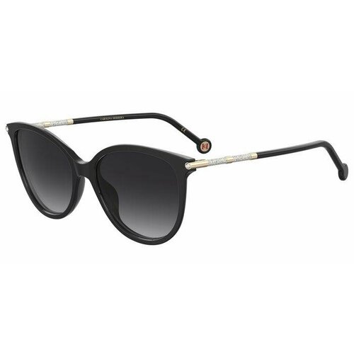 фото Солнцезащитные очки carolina herrera her 0189/g/s 2m2 9o, золотой, черный
