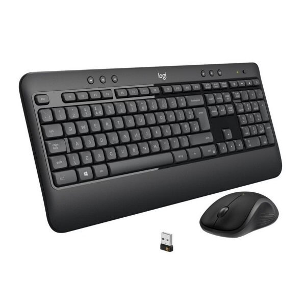 Комплект клавиатура+мышь Logitech MK540 Advanced черный/черный (920-008685) - фото №5