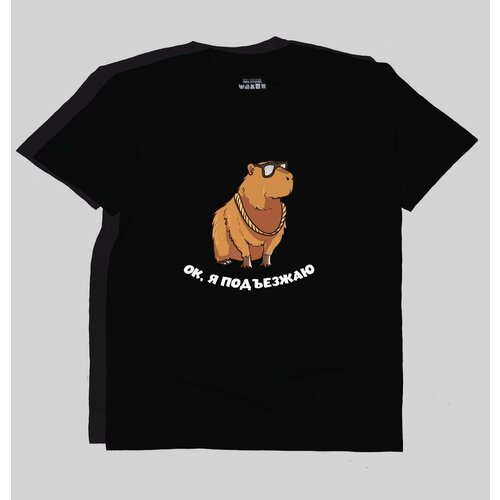 фото Футболка, размер xxl, черный yoha print