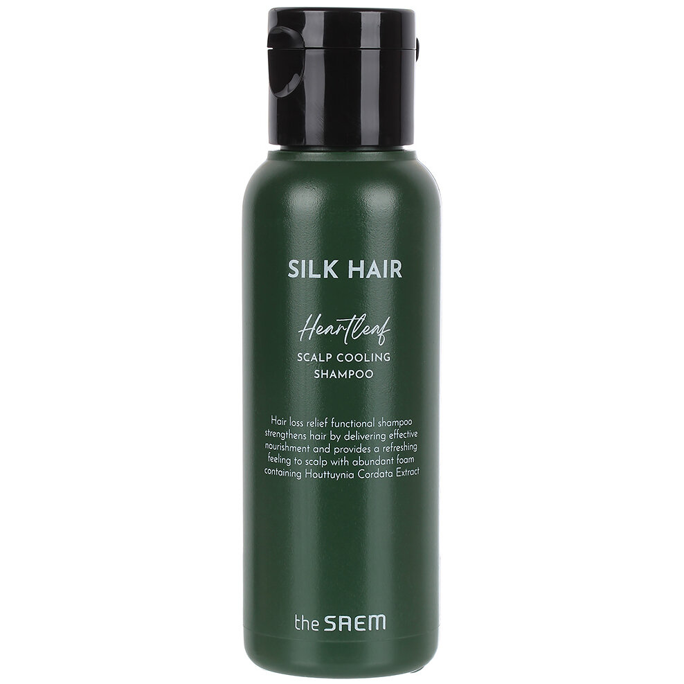 Шампунь против выпадения волос The Saem Silk Hair Heartleaf Scalp Cooling Shampoo, 100 мл