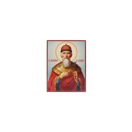 Икона Князь Владимир 11х14,5 #146409