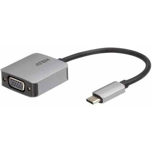 ATEN USB-C to VGA Adapter zomy new type c to vga adapter cable usbc usb 3 1 to vga adapter for wg tc31v laptop conneted to tv monitor cables