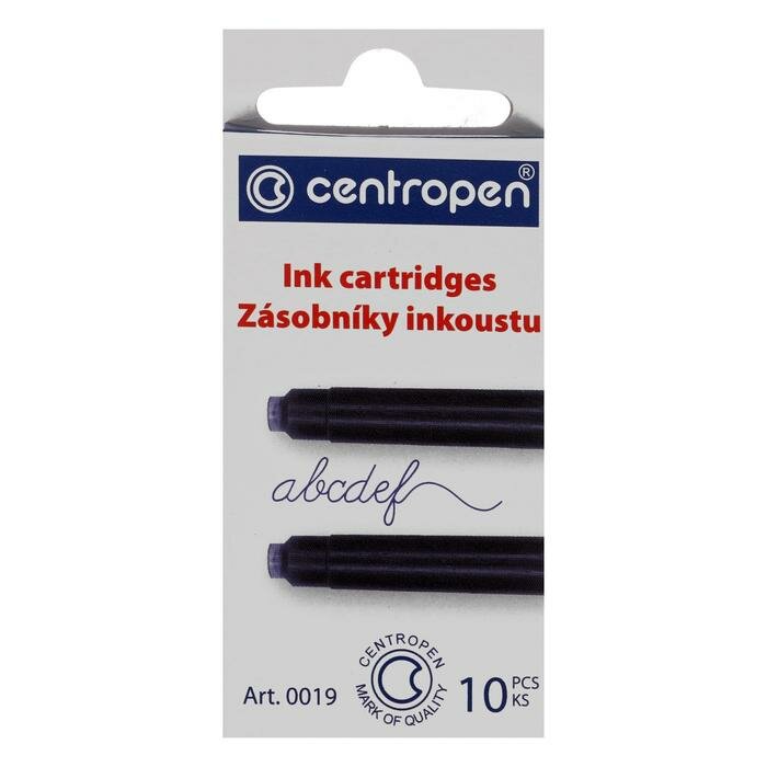 Картриджи чернильные Centropen синие, 10 шт - фото №12