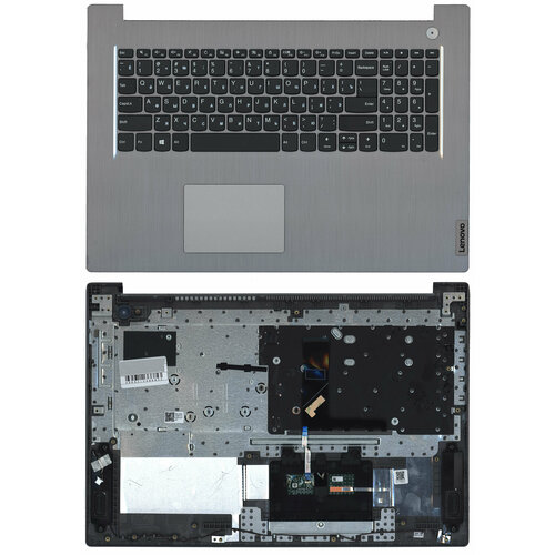 Клавиатура для ноутбука Lenovo Ideapad 3-17 топкейс серебристый аккумулятор l19c3pf6 для lenovo ideapad 3 17ada05 3 17are05 3 17iml05 3 17iil05