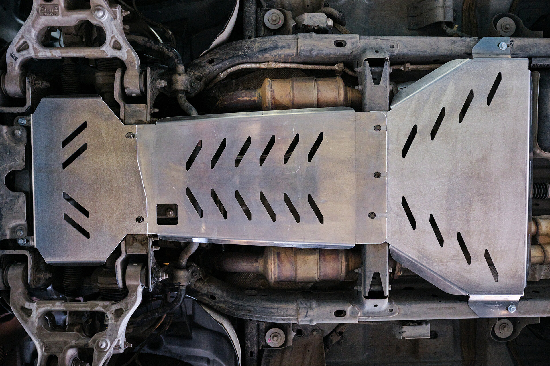 Защита картера двигателя и КПП BMS для Додж Рам TRX 2020-2023 Алюм
