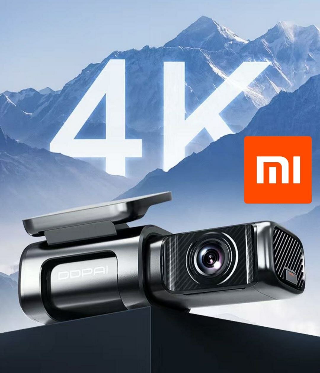 Видеорегистратор Xiaomi DDPai mini 5 Dash Cam, Ночная съёмка Разрешение 4К, память 64 Гб- Оригинал, Новый