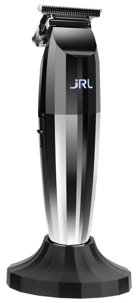JRL FF 2020T Триммер для стрижки и окантовки волос с базой, серебро, аккумулятор / сеть, T-нож 40мм