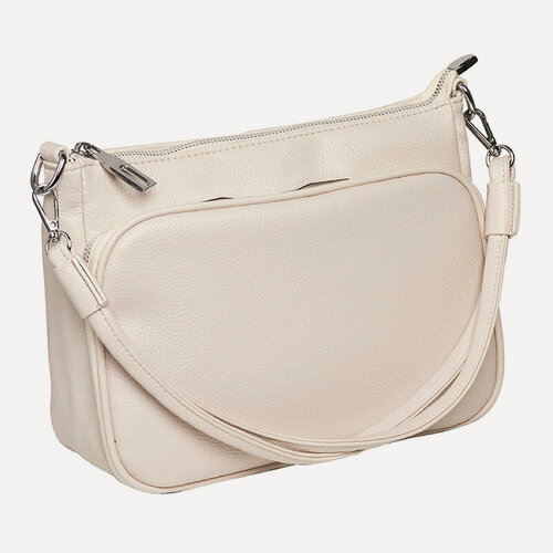 Изображение товара Сумка кросс-боди  женская из премиальной эко-кожи бежевая