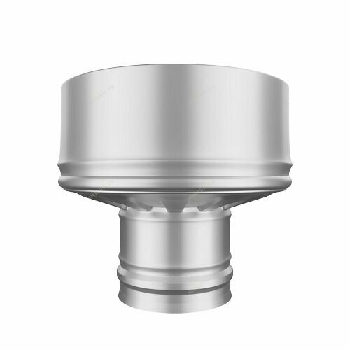 Адаптер котла (старт-сэндвич) нерж. зеркальная 0,5 + нерж. матовая 0,8 мм (конденсат) 200/115 мм